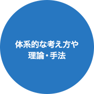 体型的な考え方や理論・手法